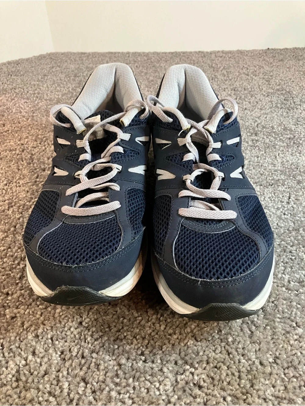 Nike Dual Fusion Light Lace Up Blue Running Athletic Shoes 599513-410 Mens Sz 9
